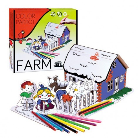 Set desen Starpack Farm pentru colorat